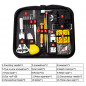 148 pcs Pro Watch Case Opener Link Pin Remover Screwdriver Repair Tools Kit Set