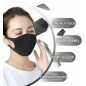 10PCs Black Face Fashion Mask SELLER Washable Reusable Unisex Adult