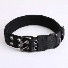 Tactical heavy duty Nylon large Dog Collar collar K9 Military with Metal Buckle
