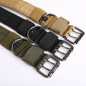 Tactical heavy duty Nylon large Dog Collar collar K9 Military with Metal Buckle