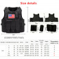 Tactical Air soft Paintball MOLLE Plate Carrier Combat Play Vest with Flag