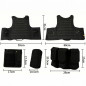 Tactical Air soft Paintball MOLLE Plate Carrier Combat Play Vest with Flag