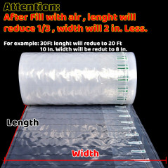 Anti-drop Air Bag Column Plastic Bubble Buffer Wrap Bottle Packaging Protector