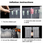 Anti-drop Air Bag Column Plastic Bubble Buffer Wrap Bottle Packaging Protector