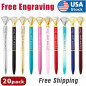 20pcs Custom Printed bright light pens Personalized pens Diamond wedding gift