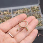 250Pcs 5mm-14mm Spring Clip Fuel Oil Hose Line Air Tube Clamps Assortment Kit