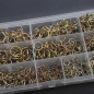 250Pcs 5mm-14mm Spring Clip Fuel Oil Hose Line Air Tube Clamps Assortment Kit