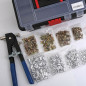 464 PCS Heavy Duty Blind Rivet Nut Rivnut Nutsert Insert Tool Rivnuts Set Kit