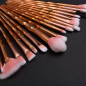 20pcs Eyeshadow Eye Shadow Foundation Blending Brush Set Makeup Cosmetic Tool