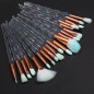 20pcs Eyeshadow Eye Shadow Foundation Blending Brush Set Makeup Cosmetic Tool