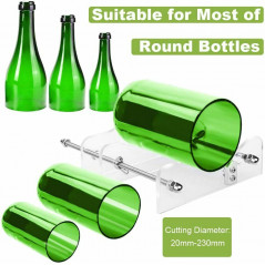 Glass Bottle Cutter Kit Beer Wine Jar DIY Cutting Machine Craft Recycle Tools US