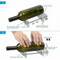 Glass Bottle Cutter Kit Beer Wine Jar DIY Cutting Machine Craft Recycle Tools US