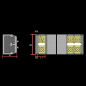 Strip10 Position 660V 30A Dual Row Screw Wire Barrier Terminal Panel