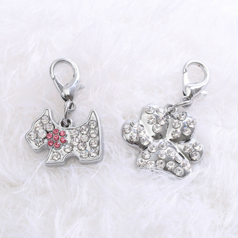 Rhinestone Jeweled Bling Diamond Crystal Pet Collar Accessories