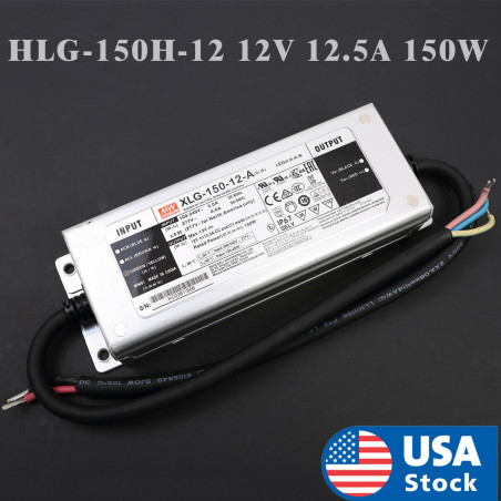 MEAN WELL NEW XLG-150-12 12V 12.5A 150W LED Driver Power Supply