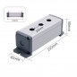 22mm Aluminium Alloy Metal Push Button Switch box with Outdoor power control Box