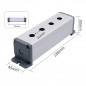 22mm Aluminium Alloy Metal Push Button Switch box with Outdoor power control Box