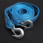 5 Tons Car Tow Cable Towing Strap Rope with Hooks Emergency Heavy Duty 13 FT