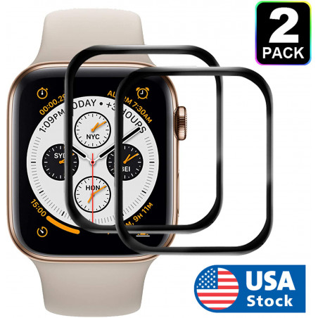 2-PACK Premium  Screen Film Protector For Apple Watch 38/40/42/38mm 1 2 3 4 5 US
