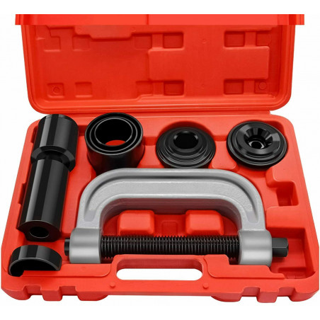 Heavy Duty 4 in 1 Ball Joint Press & U Joint Removal Tool Kit with 4x4 Adapters