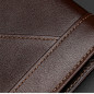 Genuine Leather Minimalist Bifold Wallets For Men RFID Blocking Slim Mens Wallet