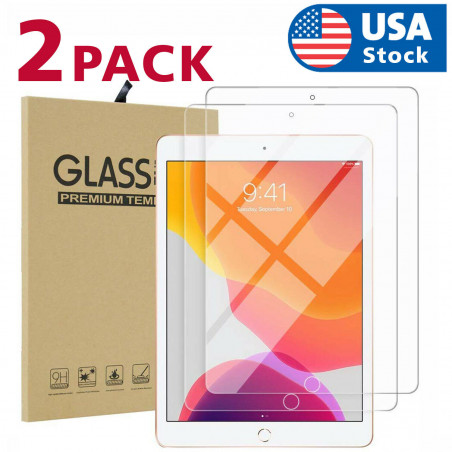 [2-Pack] Tempered GLASS Screen Protector for Apple iPad 9.7 2nd 3rd 4th Gen US