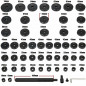 52 pcs Wheel Bearings Replacing Custom Bushing Driver Set Axle Seal Installer