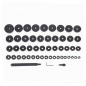 52 pcs Wheel Bearings Replacing Custom Bushing Driver Set Axle Seal Installer