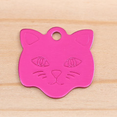 Custom Engraved Print Pet Tag Dog Cat ID Name