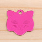 Custom Engraved Print Pet Tag Dog Cat ID Name