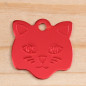 Custom Engraved Print Pet Tag Dog Cat ID Name