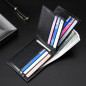 New Genuine Leather Wallets For Men Slim Minimalist Bifold Wallet RFID Blocking