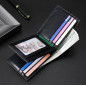 New Genuine Leather Wallets For Men Slim Minimalist Bifold Wallet RFID Blocking