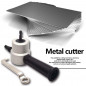 Double Head Sheet Metal Cutter Nibbler Cutting Tool Saw Power Drill Attachment