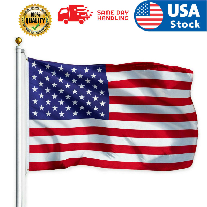 3 X 5FT Patriotic Flag American Outdoor Flags Polyester with Grommet