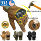 NEW Tactical Hunting Full Finger Gloves Black Combat Shooting Military Army