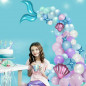 93pcs Mermaid Tail Balloon Garland Arch Mermaid Theme Birthday Party Decorations