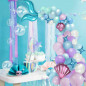 93pcs Mermaid Tail Balloon Garland Arch Mermaid Theme Birthday Party Decorations