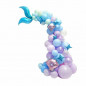 93pcs Mermaid Tail Balloon Garland Arch Mermaid Theme Birthday Party Decorations