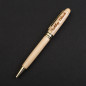 4PCS Personalized Wood Ballpoint Pens set Customized Laser Engraved bulk pens