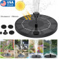 Outdoor Solar Powered Floating Water Fountain Pump Bird Bath Garden Pond Pool US