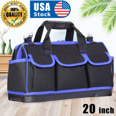Tool Bags 20 inch Waterproof Top Wide Mouth Electrician Bags Pouch Organizer