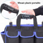 Tool Bags 20 inch Waterproof Top Wide Mouth Electrician Bags Pouch Organizer