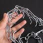Pets Dog Training Guardian Gear Collar Chain Pet Metal Prong Pinch Choke