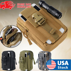 Tactical Molle Pouch Belt Waist Pack Bag Military Waist Fanny Pack Phone Pocket