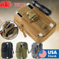 Tactical Molle Pouch Belt Waist Pack Bag Military Waist Fanny Pack Phone Pocket