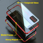 SUA Magnetic Metal Tempered Glass Case Cover For Samsung S20 Ultra/S20 Plus/S20