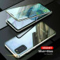 SUA Magnetic Metal Tempered Glass Case Cover For Samsung S20 Ultra/S20 Plus/S20