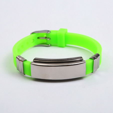 Medical Alert ID Bracelet – Waterproof! Choose Color. Custom Engraved.