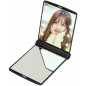 Folding Pocket Mirror Cosmetic Compact with 8 LED Lights Lamps Makeup Portable